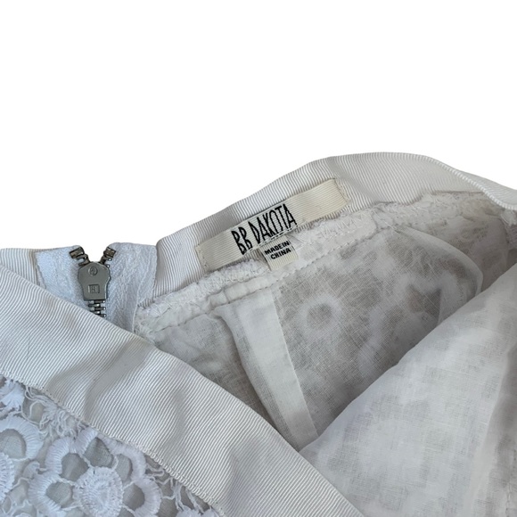 BB Dakota XS lace high waisted shorts with lining shorts underneath metal zip - Picture 6 of 6